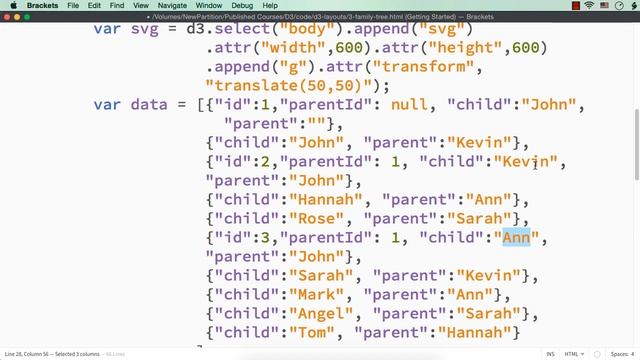 D3.js: How to Solve Name Conflict Issue (Same Name Repeated) in Family Tree? D3 js Family Tree смотреть онлайн