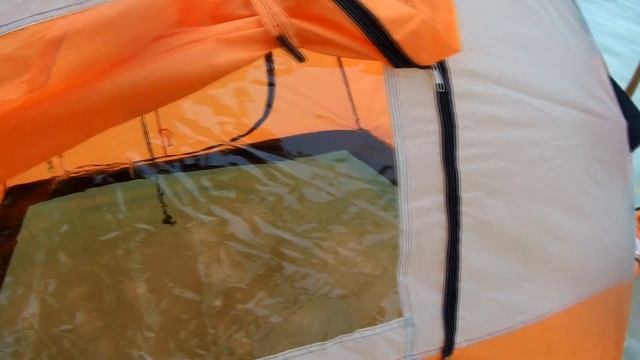 Зимняя палатка NORFIN EASY ICE. Обзор палатки. смотреть онлайн