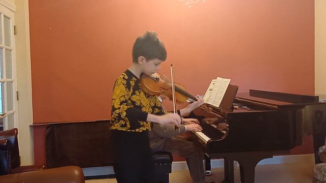 Saint-Saens Violin Concerto 3, 1st Mov. Misha Andreev, 12