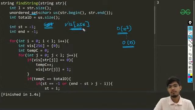 L13 Smallest String containing all Characters Mohan Bishnoi GeeksforGeeks C C++ смотреть онлайн
