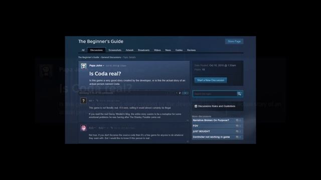 Finding the Truth in The Beginner's Guide смотреть онлайн