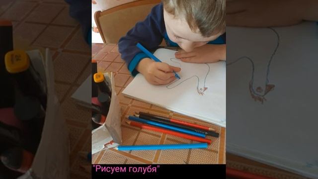 Видео-отчет "РИСУЕМ ГОЛУБЯ", воспитатель Брехова Е.А. смотреть онлайн
