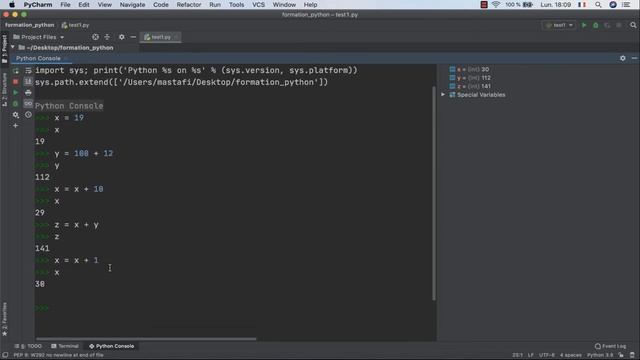 Déclaration et assignation d’une variable en python (leçon 9) смотреть онлайн