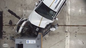 Mazda 3 Sedan driver-side small overlap crash test