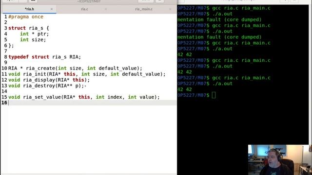 COP5227 - M7 A3 and A4 - Resizable Int Arrays смотреть онлайн