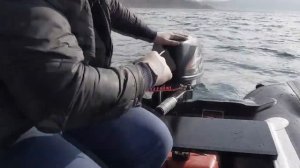 Обкатка мотора Хайди 9.8 с лодкой 310.