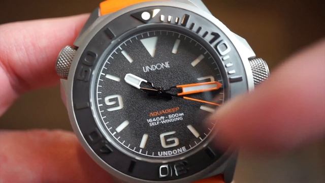 UNDONE AquaDeep 500M Titanium Watch Review смотреть онлайн