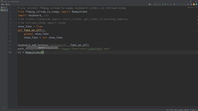 Como fugir da reunião online com Python/ffmpeg/OpenCV/OBS :-) смотреть онлайн