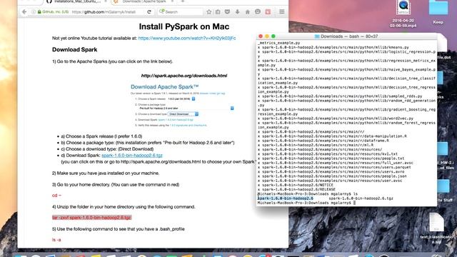 Install Spark on Mac + Configure Jupyter Notebook (Python) смотреть онлайн