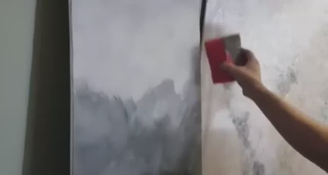 Декоративная штукатурка Шелк_Наносим губкой. смотреть онлайн