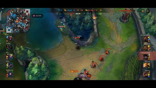 Caitlyn (ADC) vs Ezreal - Emerald Ranked Match - Wild Rift Patch 3.2B смотреть онлайн