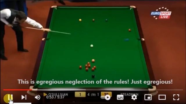Snooker. Ронни О'Салливан и Синицын смотреть онлайн