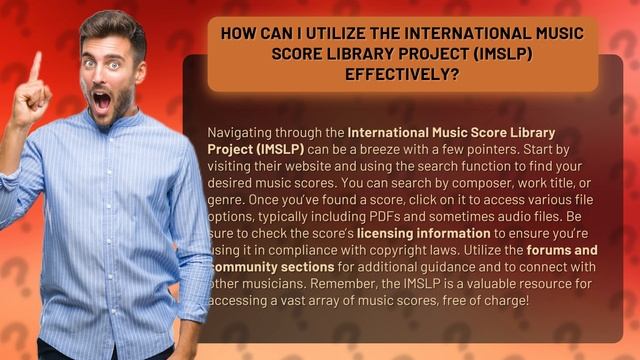 How Can I Utilize the International Music Score Library Project (IMSLP) Effectively? смотреть онлайн