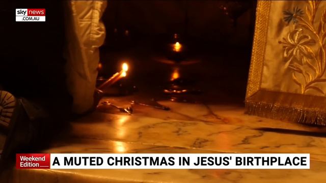 Christmas celebrations in Bethlehem stopped out of protest of Israeli actions in Gaza смотреть онлайн