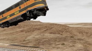 Поезда против подъема на холм – BeamNG.Drive