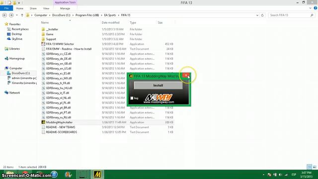 Como Actualizar Fifa 13 Parches 2013 смотреть онлайн