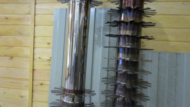 теплообменник на дымоход своими руками смотреть онлайн