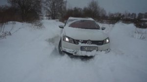 VW Passat B7 Alltrack snow test