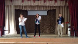 Последний звонок. Песня директору репетиция