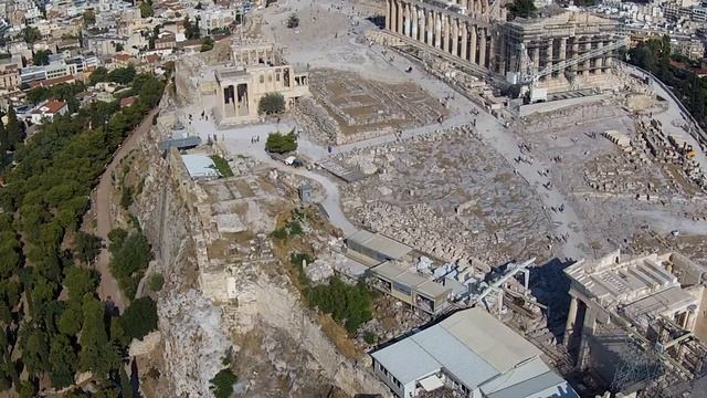 Beautiful places in the world : Greece Acropolis of Athens / Akropol ateński Aerial Video смотреть онлайн