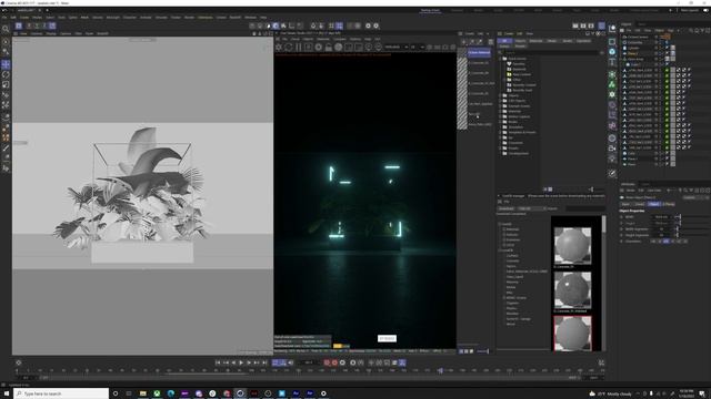 Animated Emission Textures in C4D, Octane and After Effects смотреть онлайн