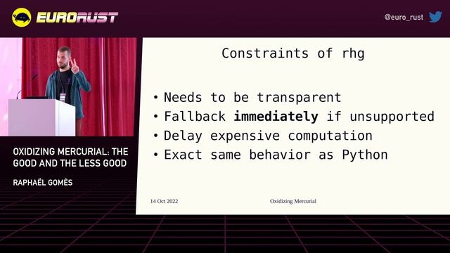 Oxidizing Mercurial: The good and the less good - Raphaël Gomès смотреть онлайн