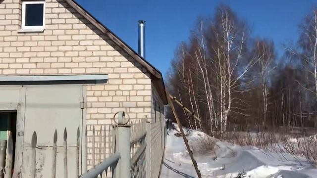 Первый розжиг камина. Визуальный осмотр объекта. смотреть онлайн