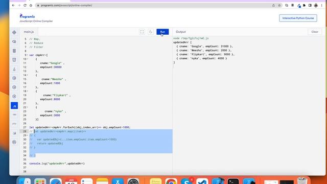 Map, Reduce Filter functions in javascript #reactnativetutorial #javascript #interview #reactnative смотреть онлайн