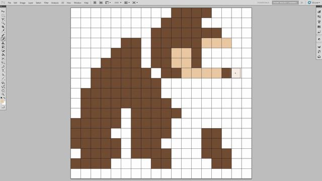How to Draw Donkey Kong 8-Bit Pixel Art – Donkey Kong Country and Super Mario Maker Tutorial смотреть онлайн