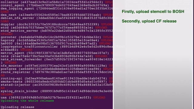 Deploy Cloud Foundry on OpenStack Demo (final version) смотреть онлайн