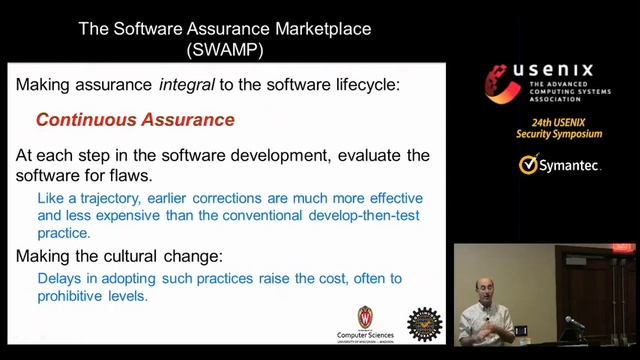 USENIX Security '15 - Why Johnny and Janie Can’t Code Safely: Bringing Software Assurance... смотреть онлайн