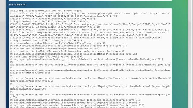 java.lang.IllegalStateException: Not a JSON Object смотреть онлайн