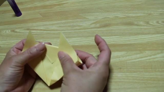 Easy Origami Cat (Level: 3 year old+) смотреть онлайн