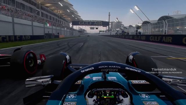 F1 23 Gameplay - 100% Race at Bahrain (Handling & First Impressions) 110% AI смотреть онлайн