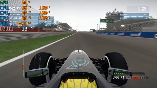 F1 2013 Test | INTEL CELERON N4000 | UHD 600 | 4GB RAM смотреть онлайн