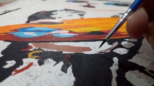 Малюю картину за номером"Котик Художник"🖌. смотреть онлайн