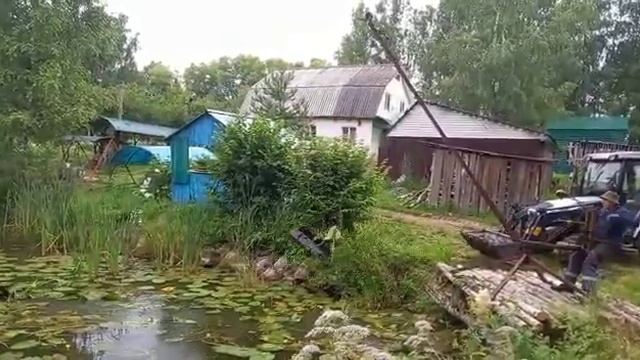 Самодельный экскаватор для чистки водоема смотреть онлайн