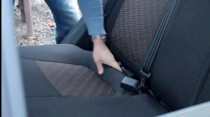 PRO багажное отделение LADA VESTA SW, снятие подушки заднего сиденья и почти ровный пол.