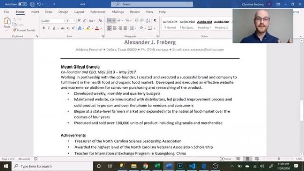Data Analyst Resume | Reviewing My Resume! | Fortune 500 Data Analyst