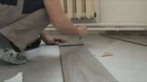 Укладка ламината по диогонали.