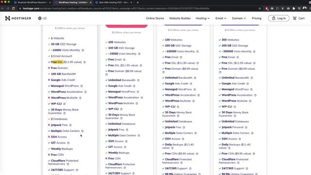 Bluehost Vs. Hostinger Review 2021? : Wordpress Web Hosting! смотреть онлайн