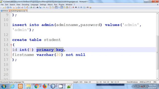 JAVA Netbeans In Hindi  #42 | School Management Project Part 2