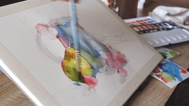 Распаковка и тест посылки из худ магазина | Акварель Van Gogh и гуашь ArtCreation смотреть онлайн