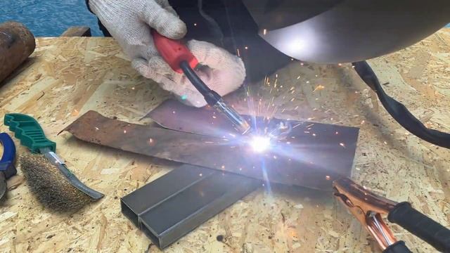 ЯПОНСКИЙ ПОЛУАВТОМАТ KATANA GTX-250: ОБЗОР И СВАРКА смотреть онлайн