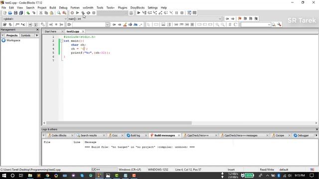 C Programming Bangla Tutorial:15[Lowercase latter to Uppercase latter] смотреть онлайн