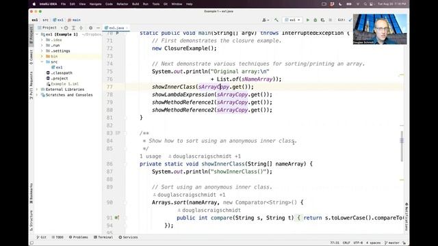 Comparing Java Anonymous Inner Classes, Lambda Expressions, and Method References смотреть онлайн