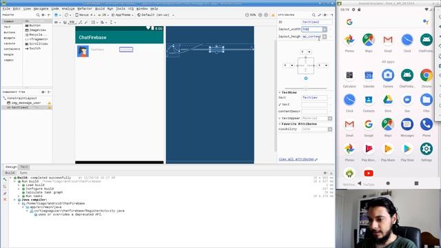 FIREBASE CHAT ANDROID TUTORIAL #7 | TELA DE CHAT E MENSAGENS смотреть онлайн