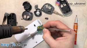 Ключ Сузуки Гранд Витара, Свифт, SX4 переделываем в выкидной ключ / Make flip key Suzuki