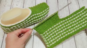 Следки спицами ✨ с интересным способом вязания ?