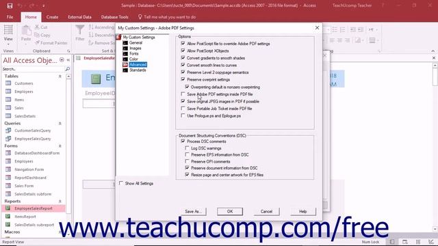 Acrobat Pro DCThe Advanced Category in Preset Adobe PDF Settings - Adobe Acrobat ProDC Training смотреть онлайн